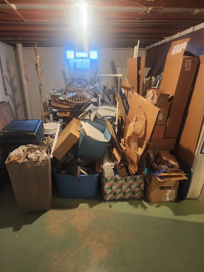 Roll-off dumpster container at job site for Yard Waste Dumpster Rental in La Villa